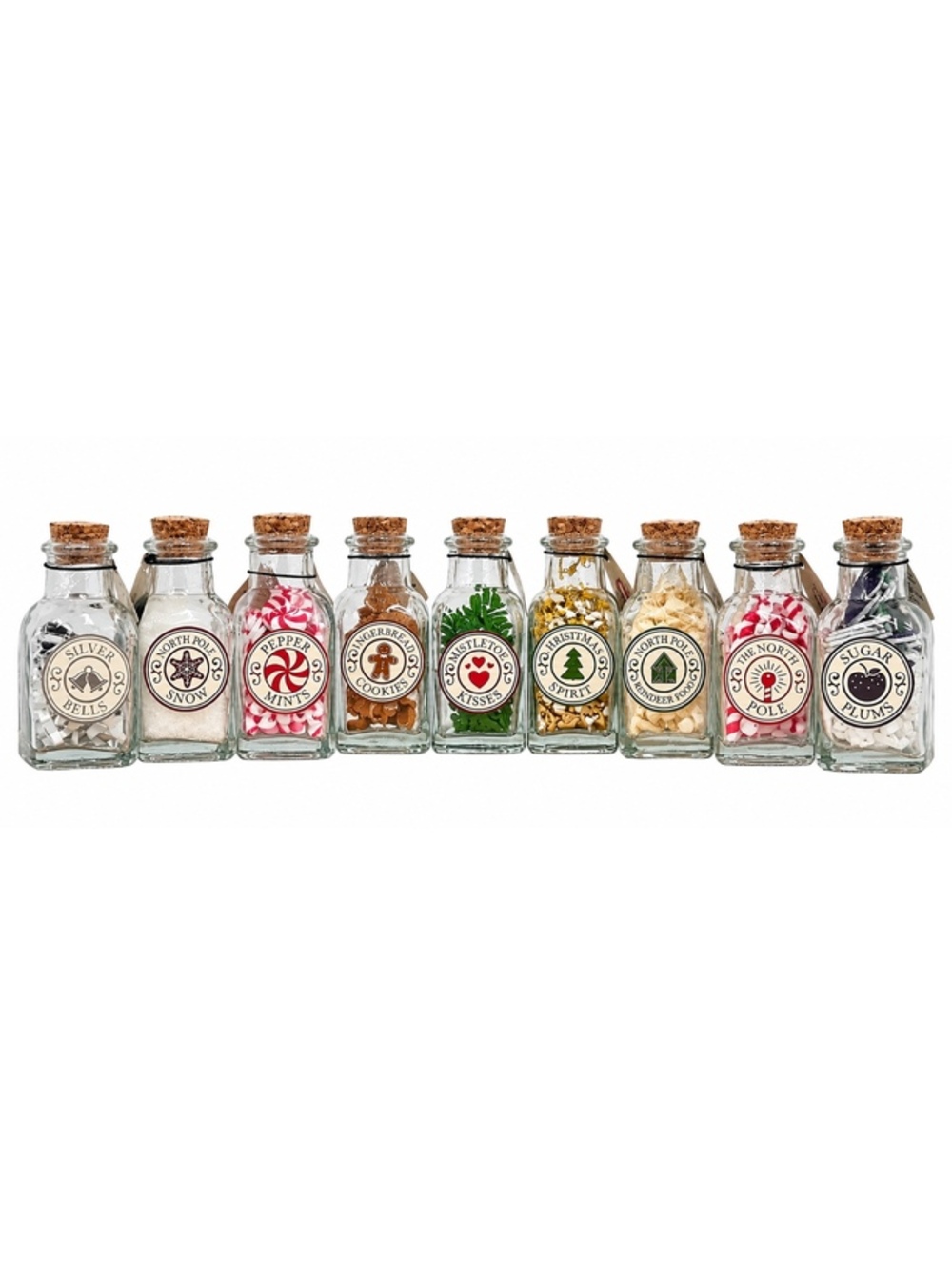 Decorative Holiday Vial Set (9 Count)